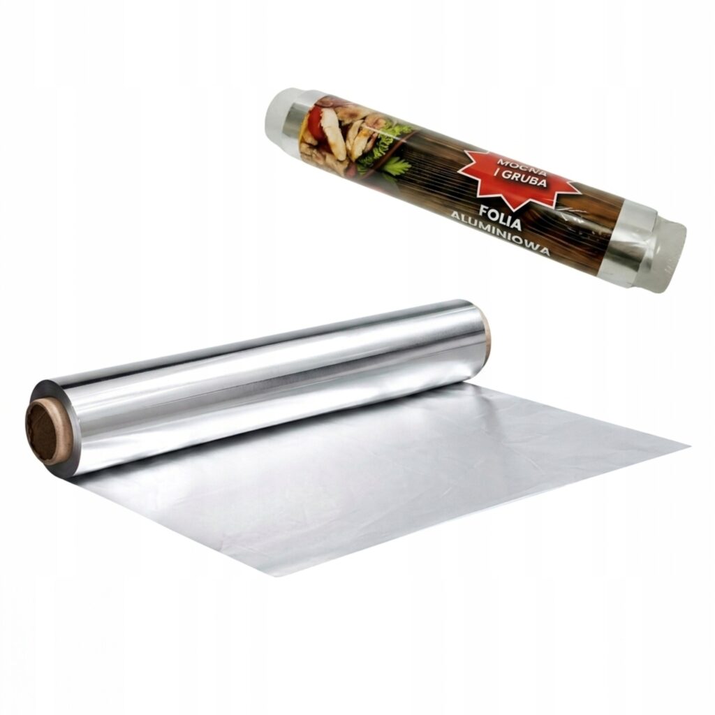 Folia Aluminiowa Spożywcza Cateringowa Gastronomiczna Gruba 44 cm 1 Rolka