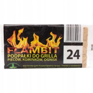 FLAMBIT ROZPAŁKA SZARA KOSTKA 24SZT