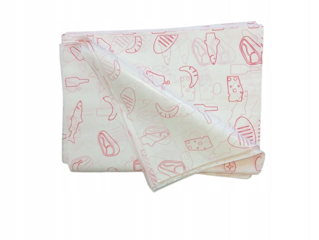 Papier z PE do Pakowania Wędlin Serów Żywności Ryza Papieru 35x30cm 6,5kg