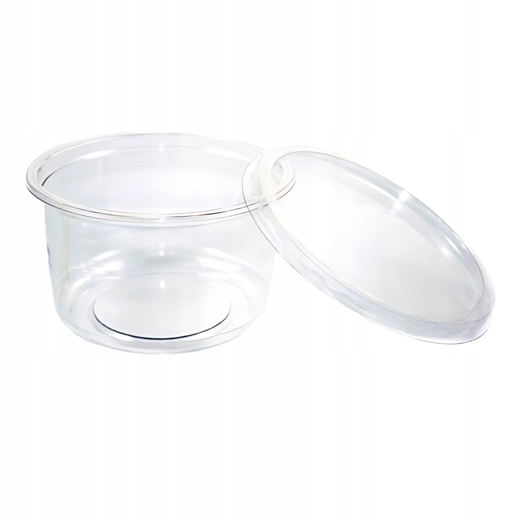 Pojemnik Na Zupę Plastikowy Jednorazowy Okrągły 500 ml Wieczko Guillin